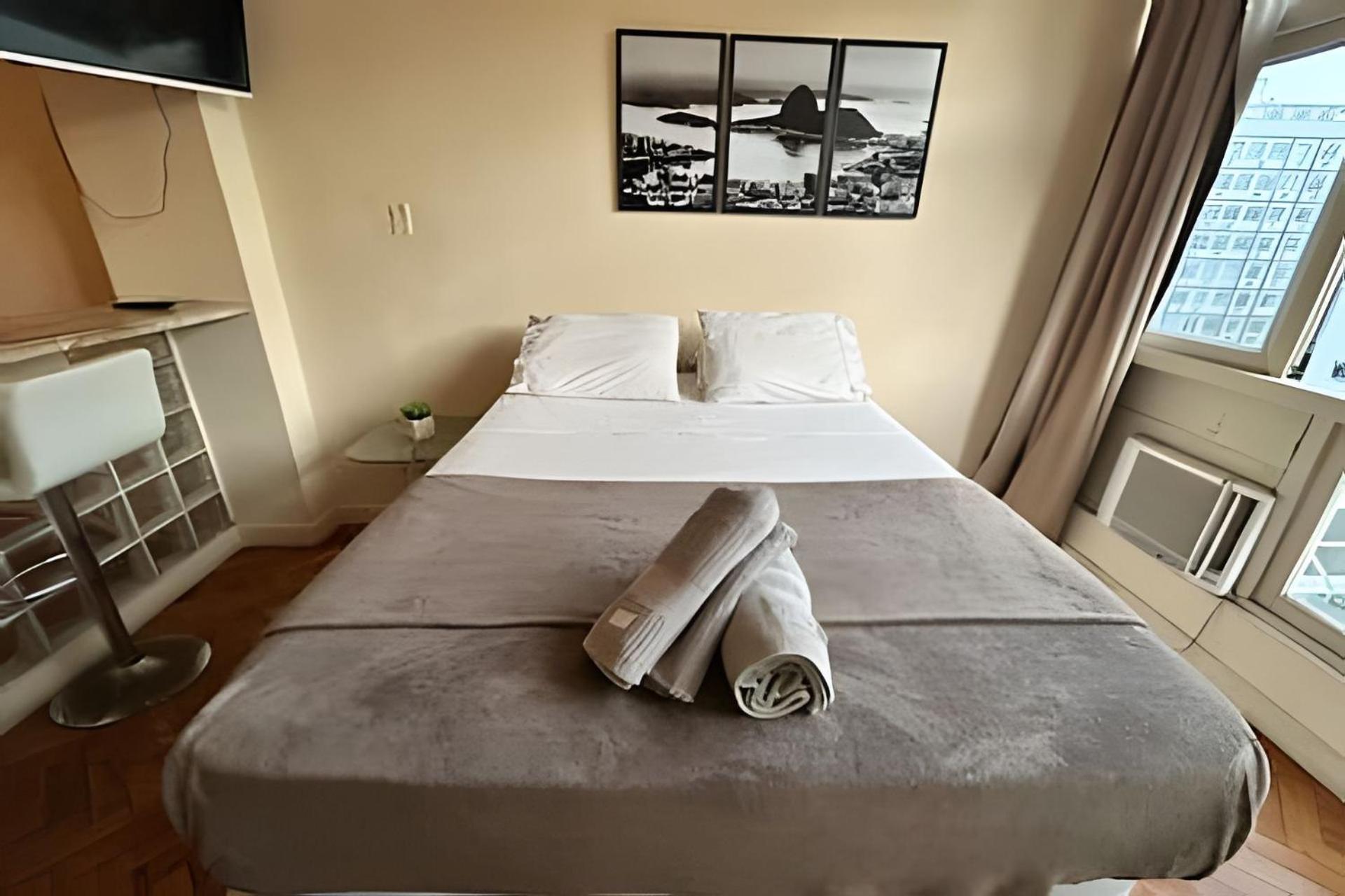 Apartamento Em Copacabana Com Vista Lateral Do Mar Rio de Janeiro Zewnętrze zdjęcie