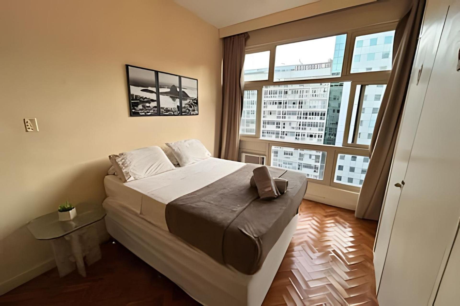 Apartamento Em Copacabana Com Vista Lateral Do Mar Rio de Janeiro Zewnętrze zdjęcie